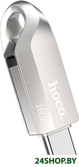 USB Flash Hoco UD8 16GB (серебристый) USB Flash Hoco UD8 16GB (серебристый)