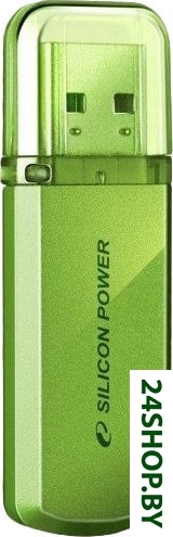 Флеш-память Silicon Power Helios 101 8 Gb Green (SP008GBUF2101V1N) Флеш-память Silicon Power Helios 101 8 Gb Green (SP008GBUF2101V1N)