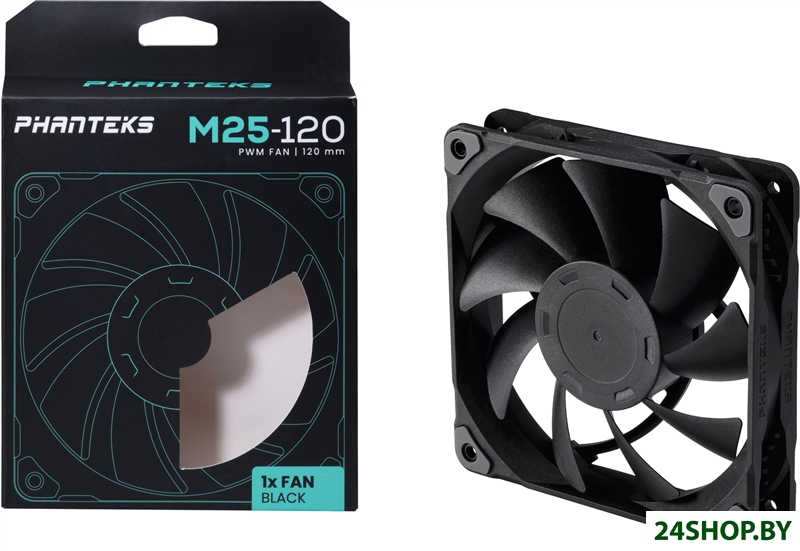 Вентилятор для корпуса Phanteks M25-120 PH-F120M25_PWM_BBK01 Вентилятор для корпуса Phanteks M25-120 PH-F120M25_PWM_BBK01