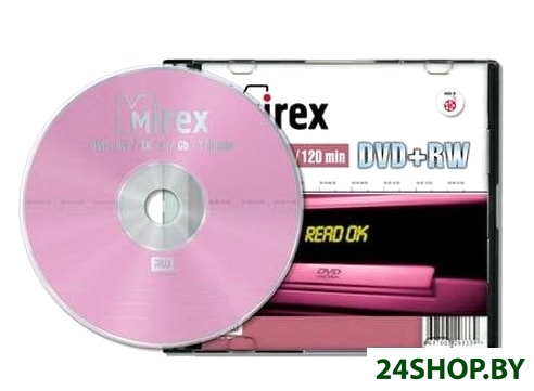 Диск Mirex 4.7Gb 4x slim UL130022A4S Диск Mirex 4.7Gb 4x slim UL130022A4S