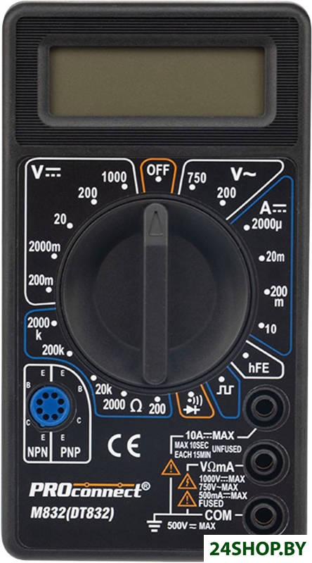 Мультиметр PROconnect M832 (DT832) Мультиметр PROconnect M832 (DT832)