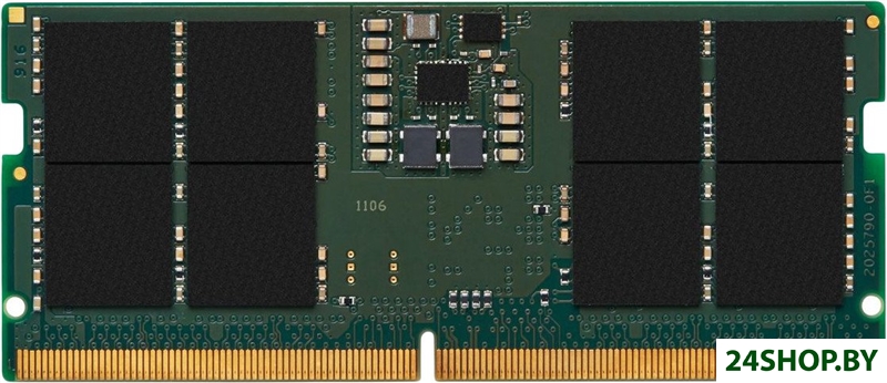 Оперативная память Kingston 16ГБ DDR5 SODIMM 6400 МГц KVR64V52BS8-16 Оперативная память Kingston 16ГБ DDR5 SODIMM 6400 МГц KVR64V52BS8-16