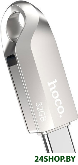 USB Flash Hoco UD8 32GB (серебристый) USB Flash Hoco UD8 32GB (серебристый)