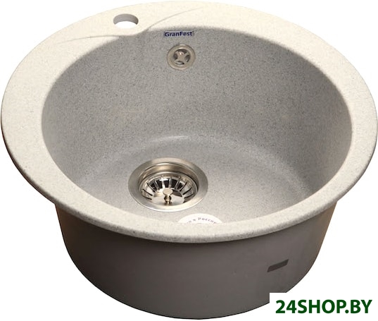 Кухонная мойка GranFest Rondo GF-R480 (серый) Кухонная мойка GranFest Rondo GF-R480 (серый)