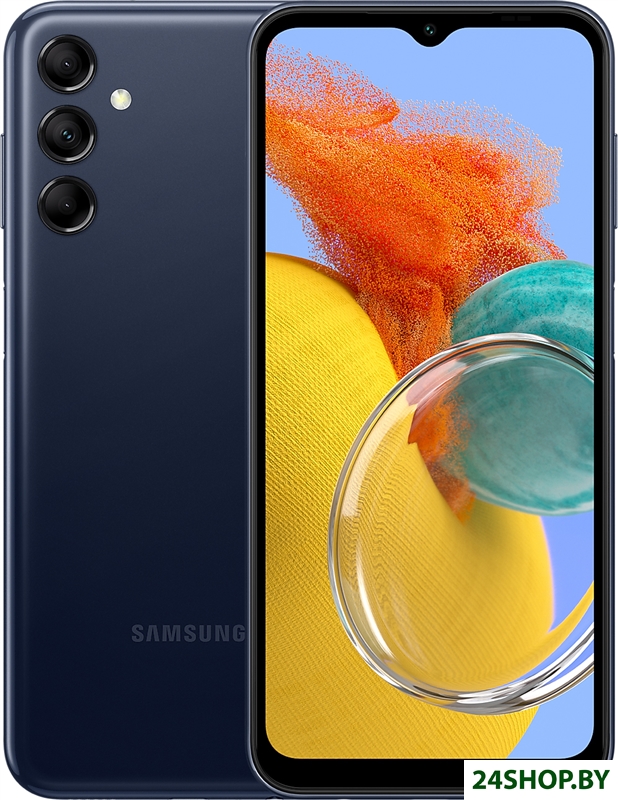 Смартфон Samsung Galaxy M14 SM-M146B/DSN 4GB/64GB (темно-синий) Смартфон Samsung Galaxy M14 SM-M146B/DSN 4GB/64GB (темно-синий)
