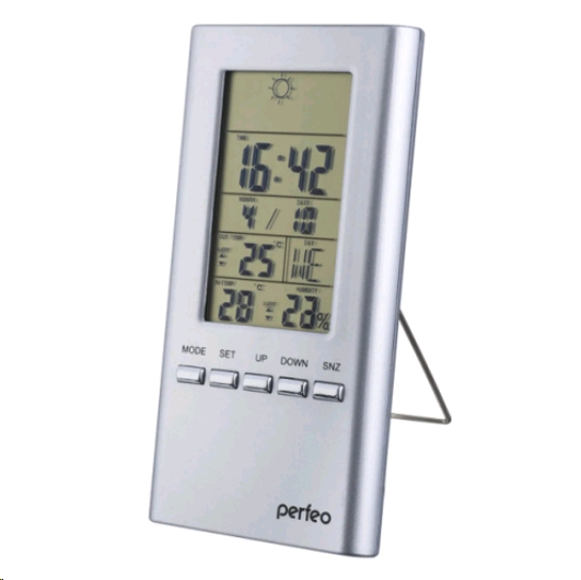 Метеостанция Perfeo Meteo PF-S3331F (серебристый) Метеостанция Perfeo Meteo PF-S3331F (серебристый)