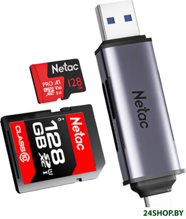 Карт-ридер Netac WK13 NT09WK13-30GR Карт-ридер Netac WK13 NT09WK13-30GR