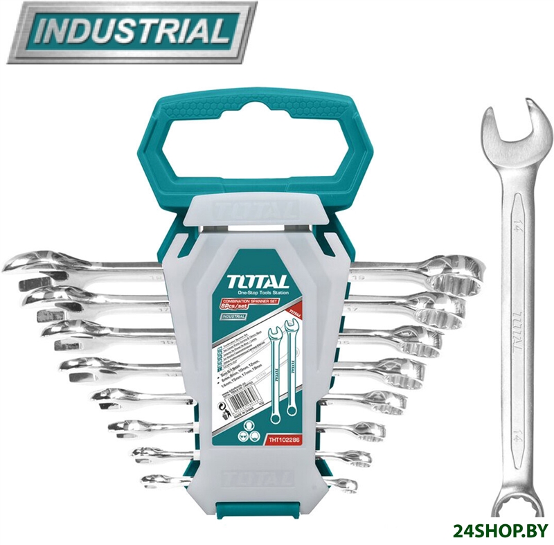 Набор ключей Total THT102286-I (8 предметов) Набор ключей Total THT102286-I (8 предметов)