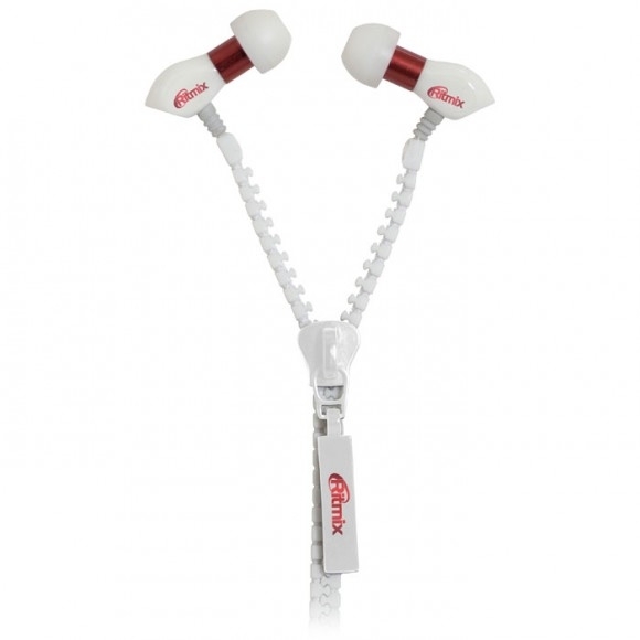 Наушники Ritmix RH-155 Zipper White Наушники Ritmix RH-155 Zipper White