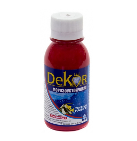 Колеровочная краска Dekor 21 (темно-коричневый 0.1 кг) Колеровочная краска Dekor 21 (темно-коричневый 0.1 кг)