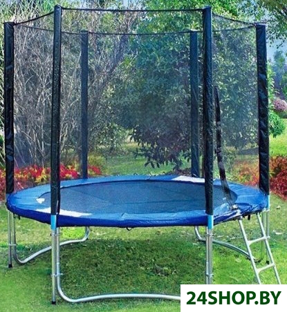 Батут ATLAS SPORT 252 см - 8ft PRO (с внешней сеткой и лестницей, синий) Батут ATLAS SPORT 252 см - 8ft PRO (с внешней сеткой и лестницей, синий)