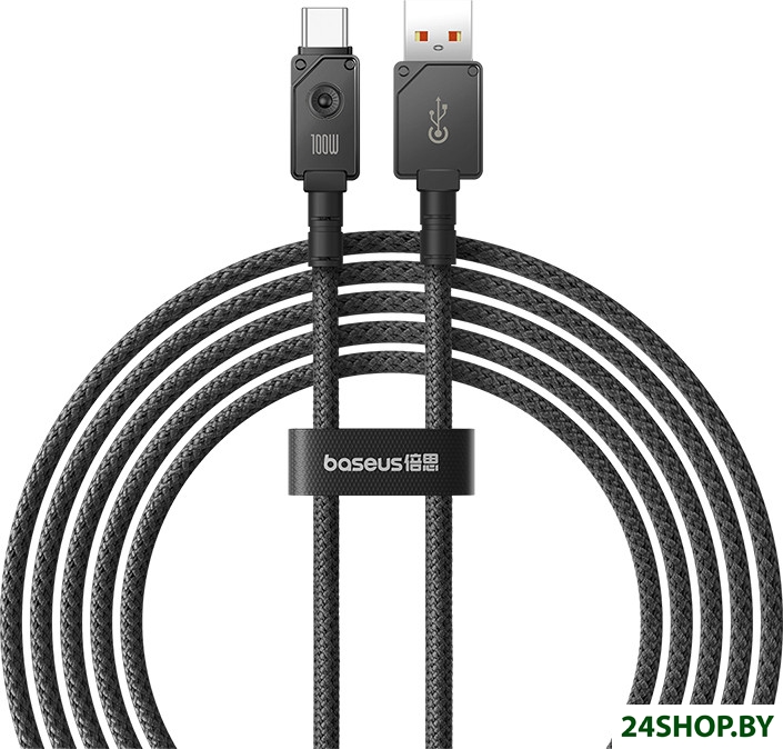 Кабель Baseus Unbreakable Series Fast Charging Data Cable 100W USB Type-A - USB Type-C (2 м, черный) Кабель Baseus Unbreakable Series Fast Charging Data Cable 100W USB Type-A - USB Type-C (2 м, черный)