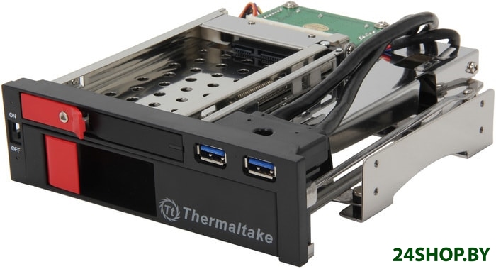 Встраиваемый бокс для жесткого диска Thermaltake Max 5 Duo SATA HDD Rack ST0026Z Встраиваемый бокс для жесткого диска Thermaltake Max 5 Duo SATA HDD Rack ST0026Z