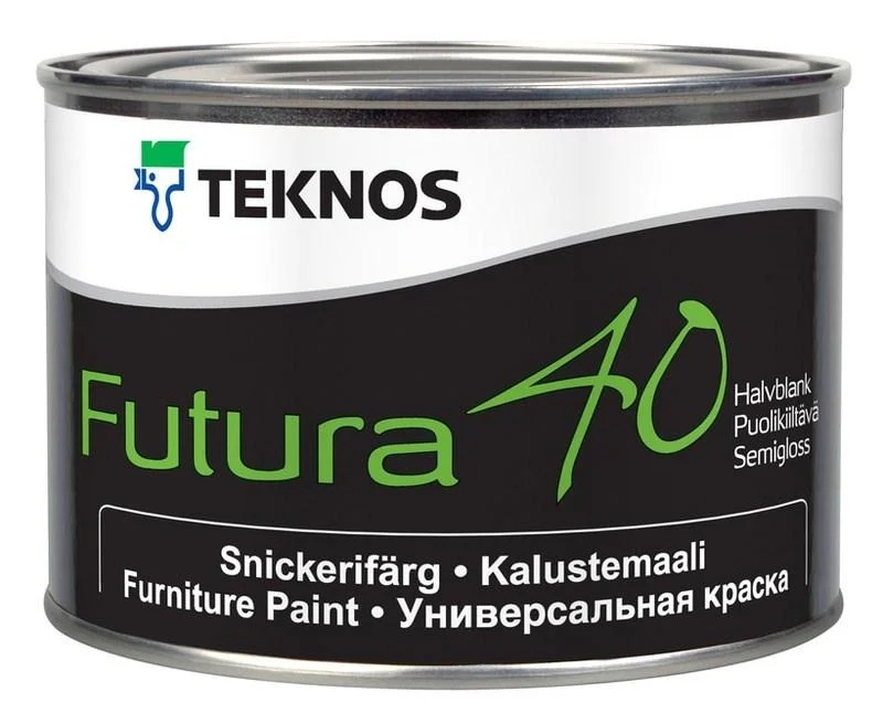 Краска Teknos Futura 40 2.7л (база 1) Краска Teknos Futura 40 2.7л (база 1)