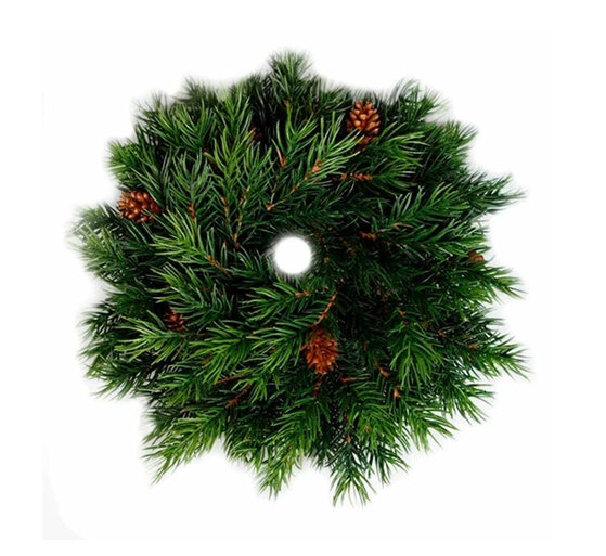 Рождественский венок GreenDeco 4630079858279 (с шишками) Рождественский венок GreenDeco 4630079858279 (с шишками)