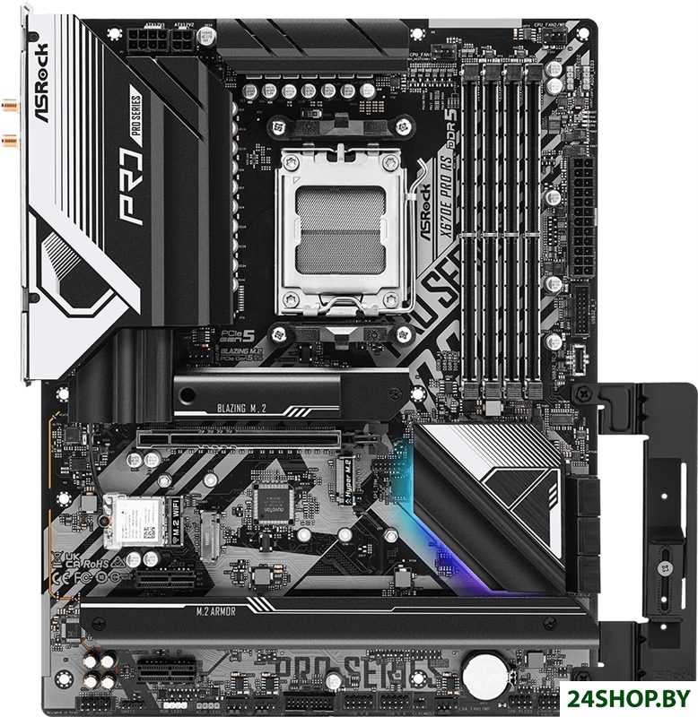 Материнская плата ASRock X670E Pro RS Материнская плата ASRock X670E Pro RS