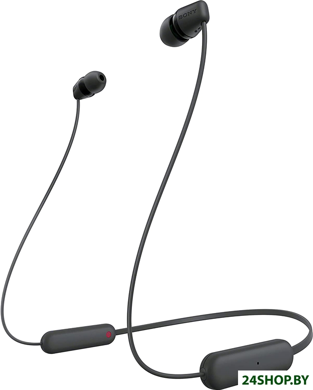 Наушники Sony WI-C100 (черный) Наушники Sony WI-C100 (черный)