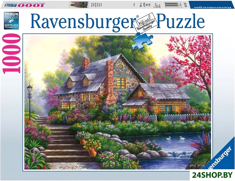 Пазл Ravensburger Романтический домик 15184 (1000 эл) Пазл Ravensburger Романтический домик 15184 (1000 эл)