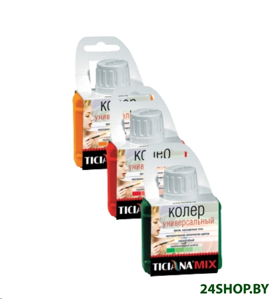 Колеровочная краска Ticiana Микс универсальный 0.08 л (оливковый) (Т2400180) Колеровочная краска Ticiana Микс универсальный 0.08 л (оливковый) (Т2400180)