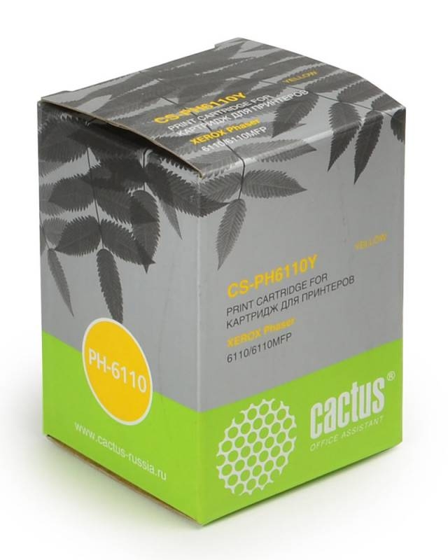 Картридж Cactus CS-PH6110Y (106R01204) Картридж Cactus CS-PH6110Y (106R01204)