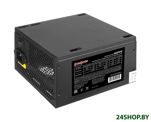 Блок питания ExeGate 400PPE EX260638RUS-S Блок питания ExeGate 400PPE EX260638RUS-S
