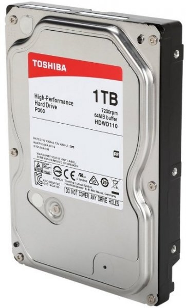 Жесткий диск Toshiba P300 1TB (HDWD110UZSVA) Жесткий диск Toshiba P300 1TB (HDWD110UZSVA)