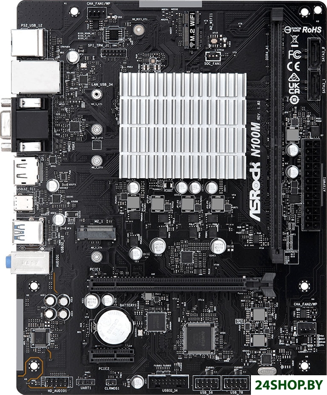 Материнская плата ASRock N100M Материнская плата ASRock N100M