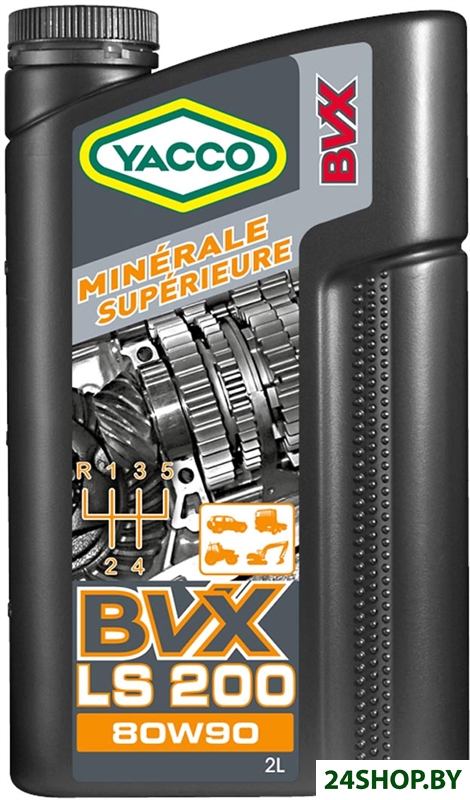 Трансмиссионное масло Yacco BVX LS 200 80W-90 2л Трансмиссионное масло Yacco BVX LS 200 80W-90 2л