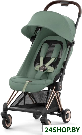 Коляска прогулочная «книга» Cybex Coya (leaf green/rosegold frame) Коляска прогулочная «книга» Cybex Coya (leaf green/rosegold frame)