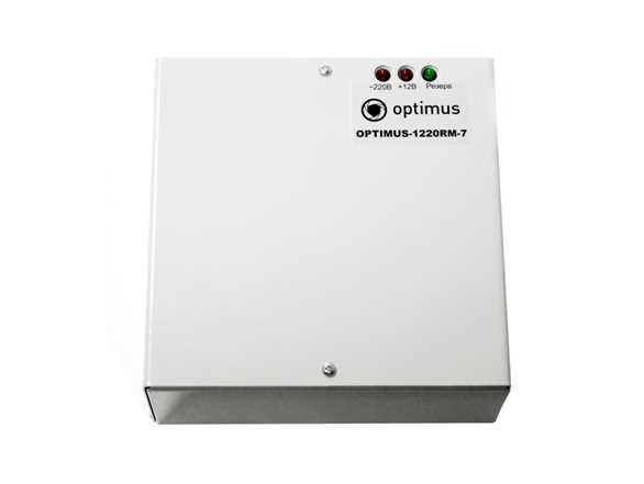 Бесперебойный блок питания Optimus 1220-RM-7 Бесперебойный блок питания Optimus 1220-RM-7