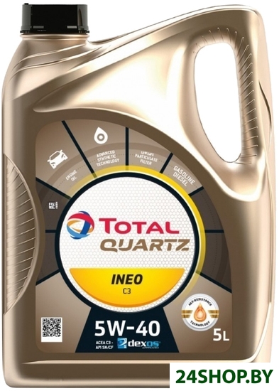 Моторное масло Total Quartz Ineo C3 5W-40 5л Моторное масло Total Quartz Ineo C3 5W-40 5л