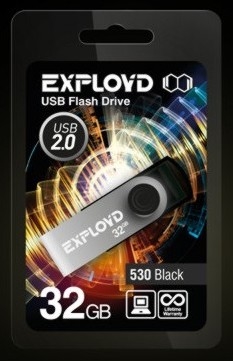 Флеш-память EXPLOYD 530 32GB (black) Флеш-память EXPLOYD 530 32GB (black)
