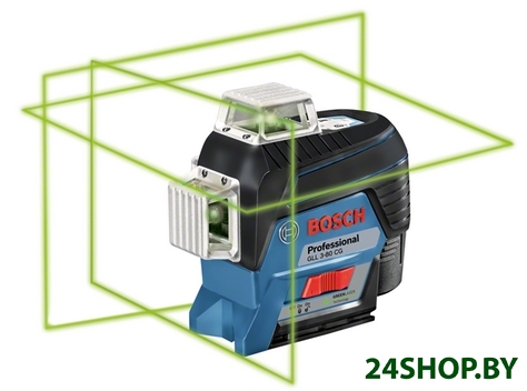 Лазерный нивелир Bosch GLL 3-80 CG Professional (0601063T00) Лазерный нивелир Bosch GLL 3-80 CG Professional (0601063T00)
