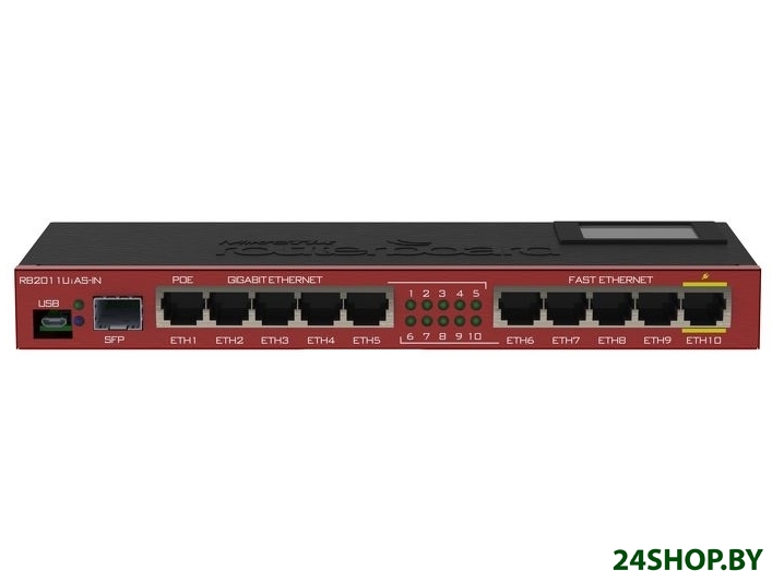 Коммутатор MikroTik RouterBOARD 2011UiAS-IN (RB2011UiAS-IN) Коммутатор MikroTik RouterBOARD 2011UiAS-IN (RB2011UiAS-IN)