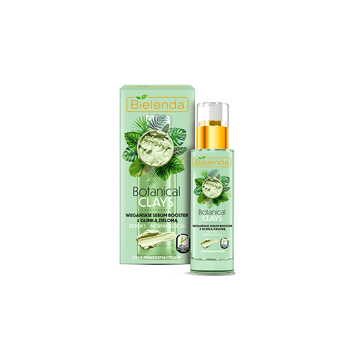 Веганская сыворотка с зеленой глиной BOTANICAL CLAYS Веганская сыворотка с зеленой глиной BOTANICAL CLAYS