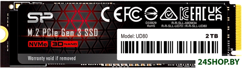 SSD Silicon-Power UD80 2TB SP02KGBP34UD8005 SSD Silicon-Power UD80 2TB SP02KGBP34UD8005