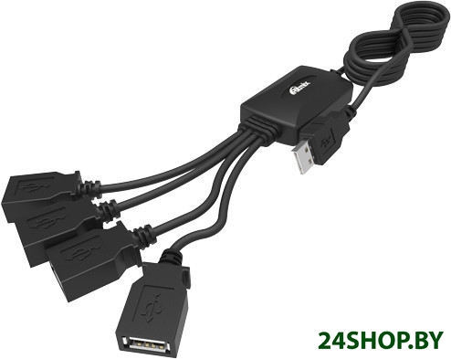 USB-концентратор Ritmix CR-2405 (black) USB-концентратор Ritmix CR-2405 (black)