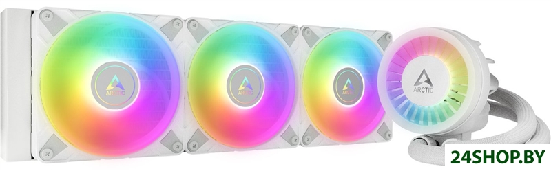 Система жидкостного охлаждения для процессора Arctic Liquid Freezer III 360 A-RGB White ACFRE00152A Система жидкостного охлаждения для процессора Arctic Liquid Freezer III 360 A-RGB White ACFRE00152A