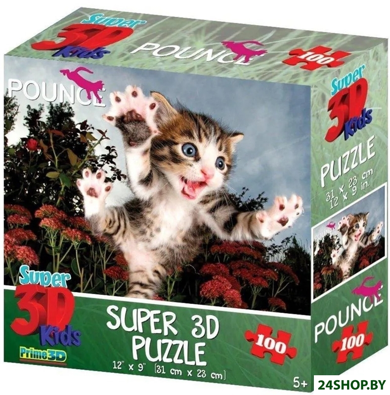 Пазл Prime 3D Стерео пазл. Пушистый охотник Пазл Prime 3D Стерео пазл. Пушистый охотник