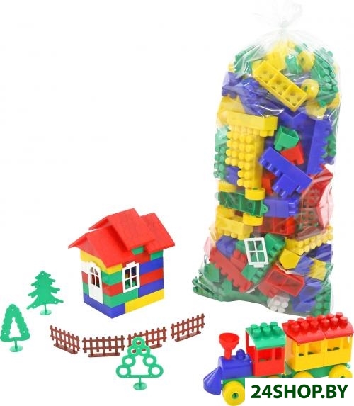 Конструктор Полесье Строитель (181 элемент) арт.36124 Конструктор Полесье Строитель (181 элемент) арт.36124