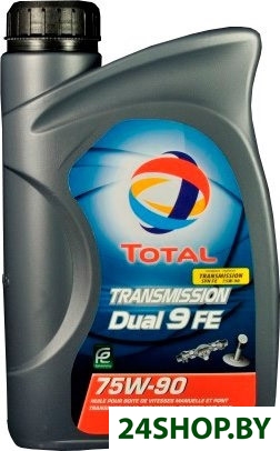 Трансмиссионное масло Total Transmission DUAL 9 FE 75W-90 1л Трансмиссионное масло Total Transmission DUAL 9 FE 75W-90 1л