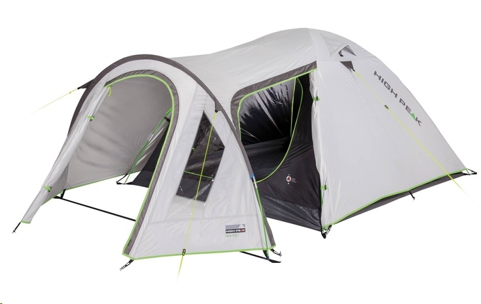 Треккинговая палатка High Peak Kira 4 (Nimbus/серый) Треккинговая палатка High Peak Kira 4 (Nimbus/серый)