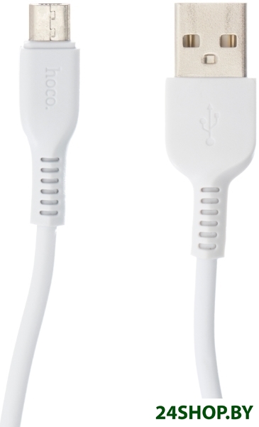 Кабель Hoco X13 USB-microUSB (1 м, белый) Кабель Hoco X13 USB-microUSB (1 м, белый)
