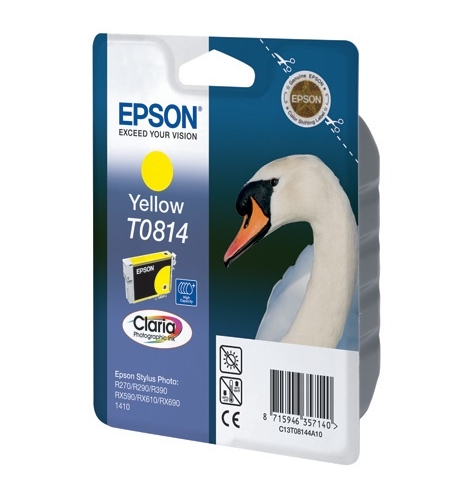 Картридж для принтера EPSON T0814 EPT08144A (C13T11144A10) Yellow Картридж для принтера EPSON T0814 EPT08144A (C13T11144A10) Yellow