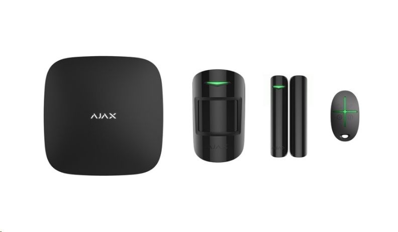 Набор умного дома Ajax StarterKit Plus (черный) Набор умного дома Ajax StarterKit Plus (черный)