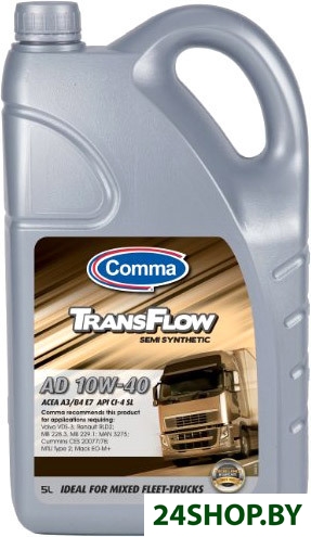 Моторное масло Comma TransFlow AD 10W-40 5л Моторное масло Comma TransFlow AD 10W-40 5л