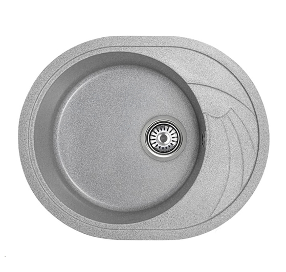 Кухонная мойка Gran-Stone GS-18K (310 светло-серый) Кухонная мойка Gran-Stone GS-18K (310 светло-серый)