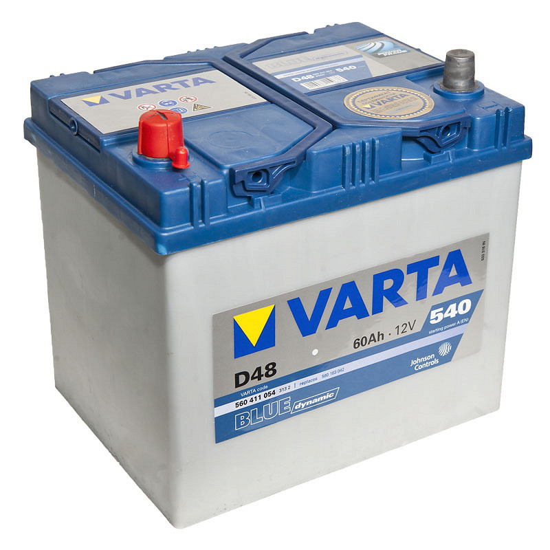 Автомобильный аккумулятор Varta Blue Dynamic D48 560 411 054 (60 А/ч) Автомобильный аккумулятор Varta Blue Dynamic D48 560 411 054 (60 А/ч)