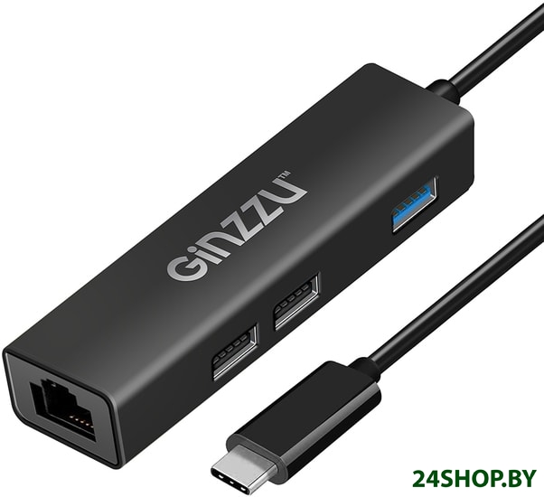 USB-хаб Ginzzu GR-762UB USB-хаб Ginzzu GR-762UB