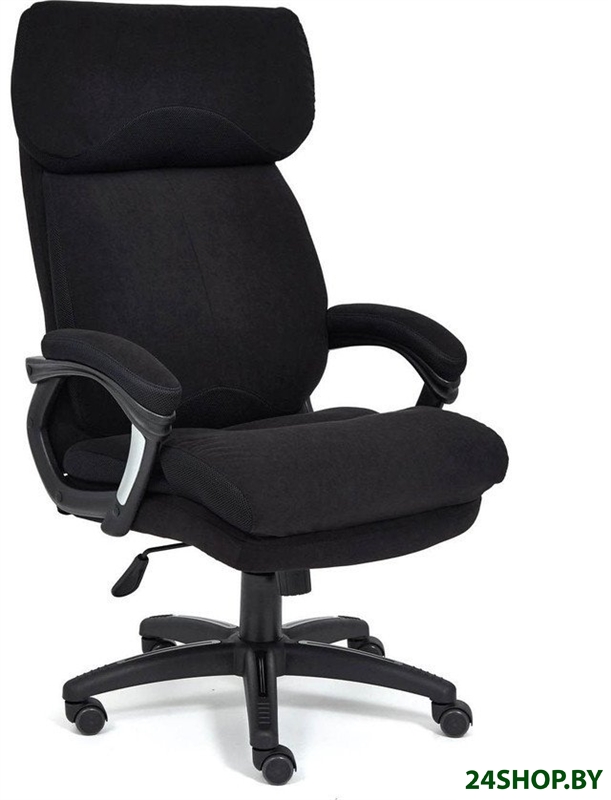 Офисное кресло TetChair Duke (флок, черный/черный) Офисное кресло TetChair Duke (флок, черный/черный)